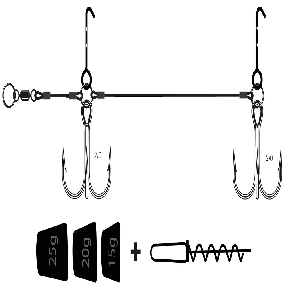 Pike Rig Spring VMC Pike Rig HeavyPredator & Spinning Fishing - Bennett's Bait & Tackle