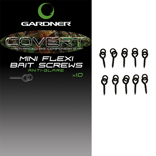 Covert Mini Flexi Bait Screws on white with Packaging copy