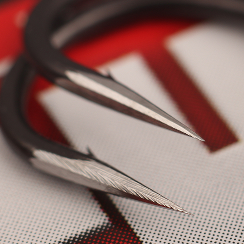 Hand Sharpened Chods Macro on packaging copy