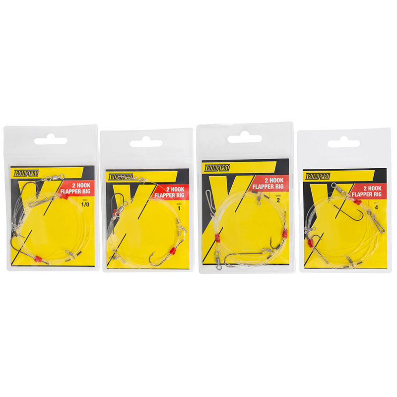 TronixPro Hand Tied 2 Hook Flapper Rigs